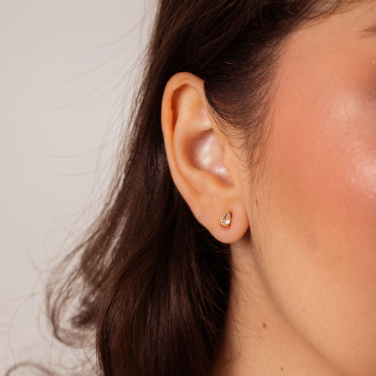 Glace Drop Stud Earrings