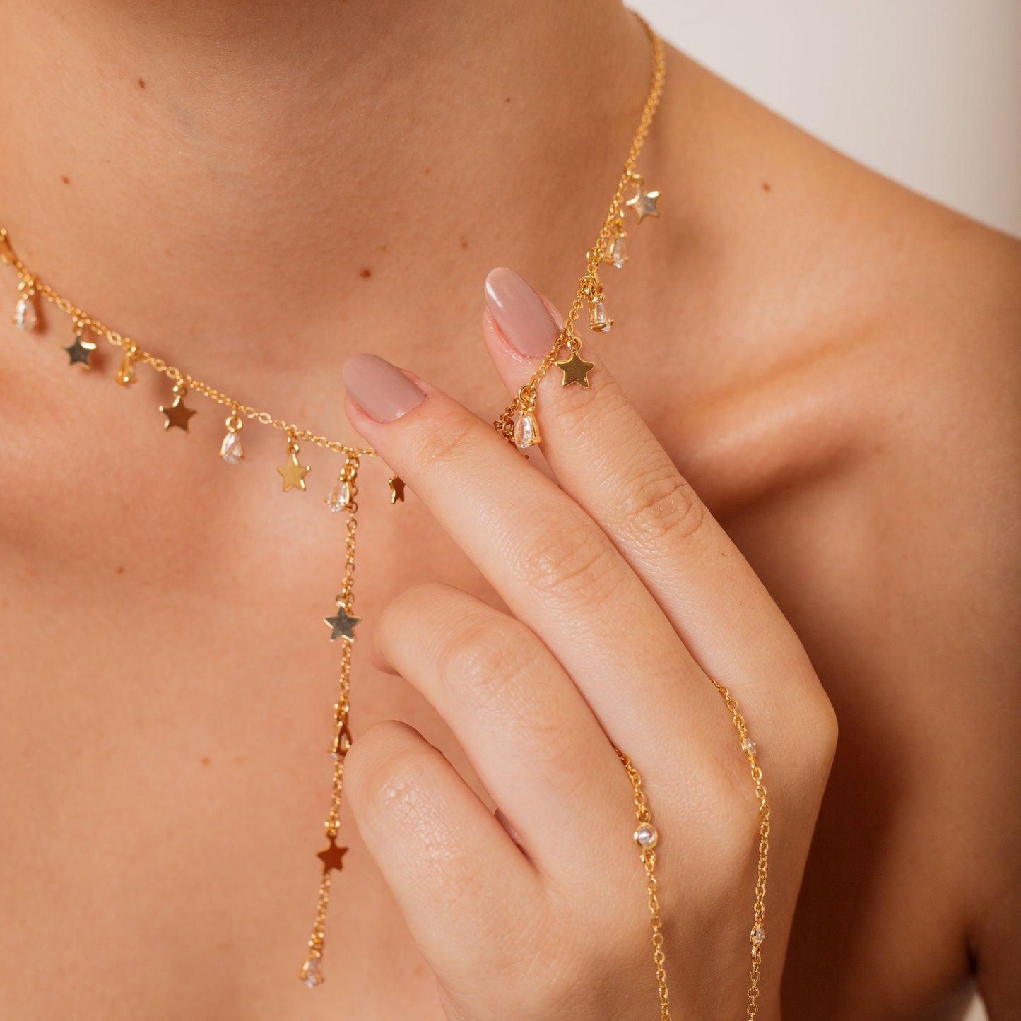 Stellar Lariat Necklace