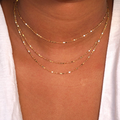 Meshed Long Necklace