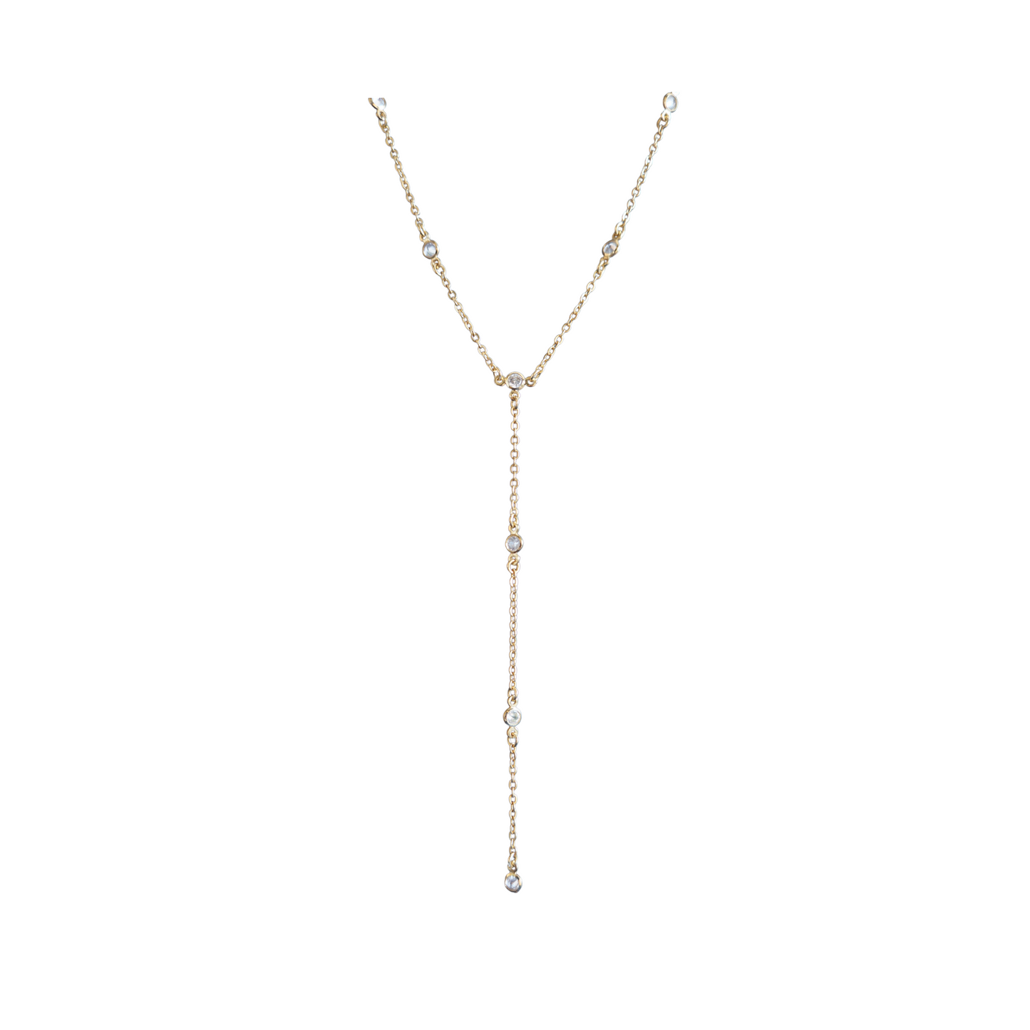 Crystal Lariat Necklace