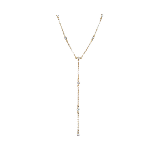 Crystal Lariat Necklace