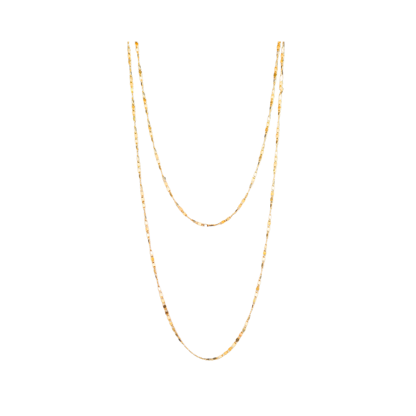 Meshed Long Necklace