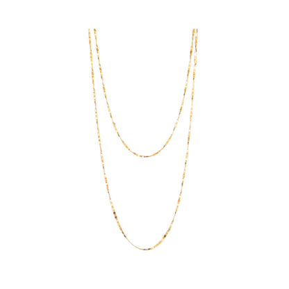 Meshed Long Necklace