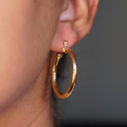 Large Sleek Hoops