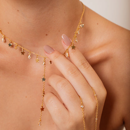 Stellar Lariat Necklace