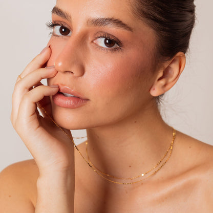 Meshed Long Necklace
